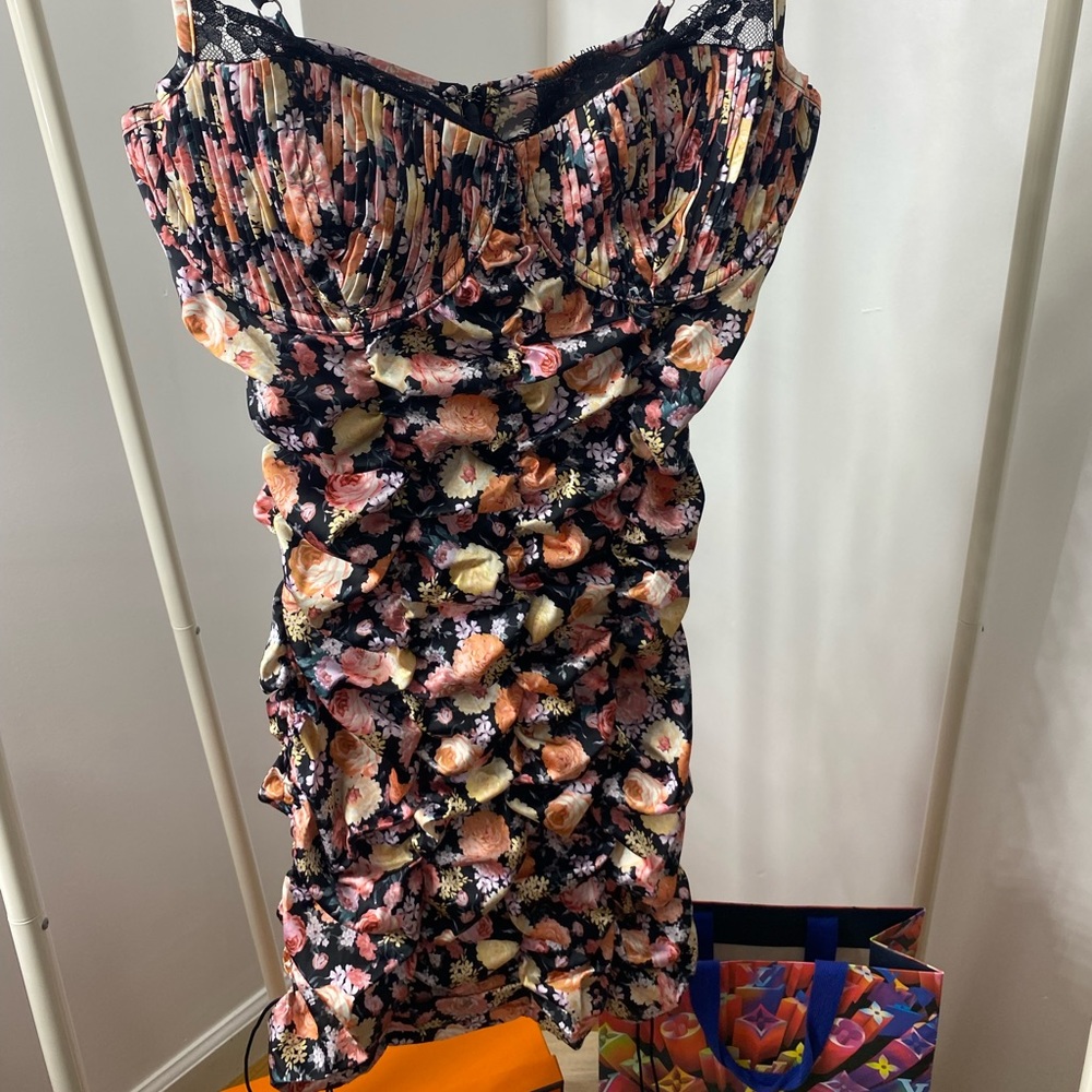 For Love and Lemons Victorias Secret collab mini gardenia dress